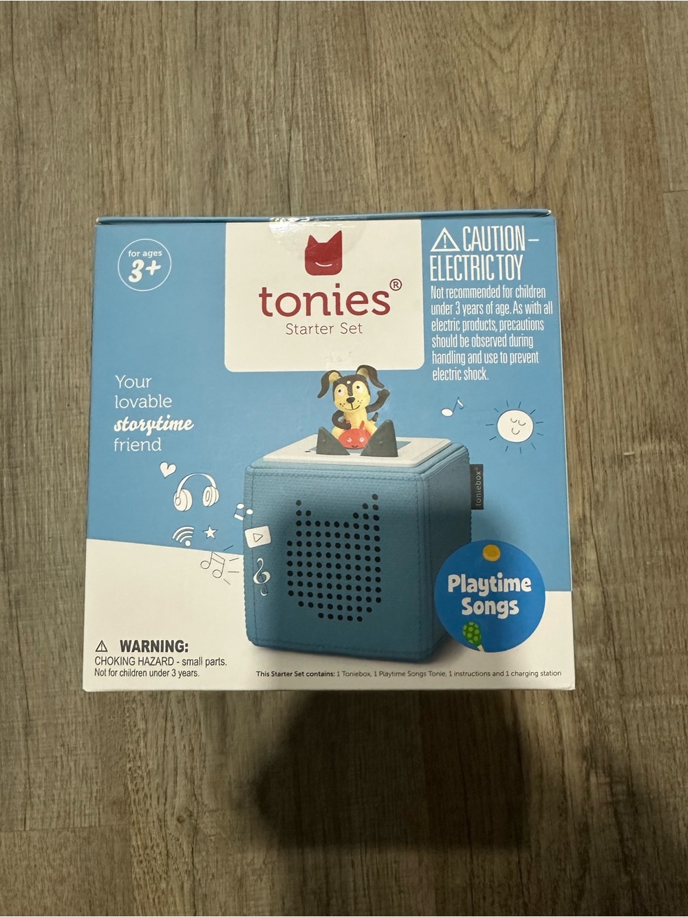 Blue Toniebox Starter Set New Rough Box Kids Playtime Songs Tonie NEW